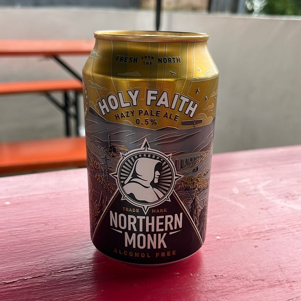 Holy Faith - 0.5% Hazy Pale Ale - Northern Monk - 330ml can