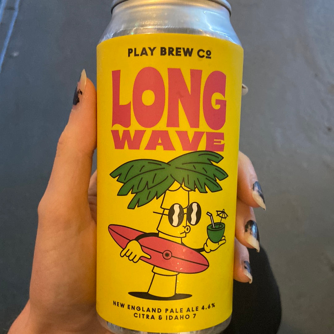 Long Wave - 4.6% NE Pale Ale - Play Brew - 440ml Can