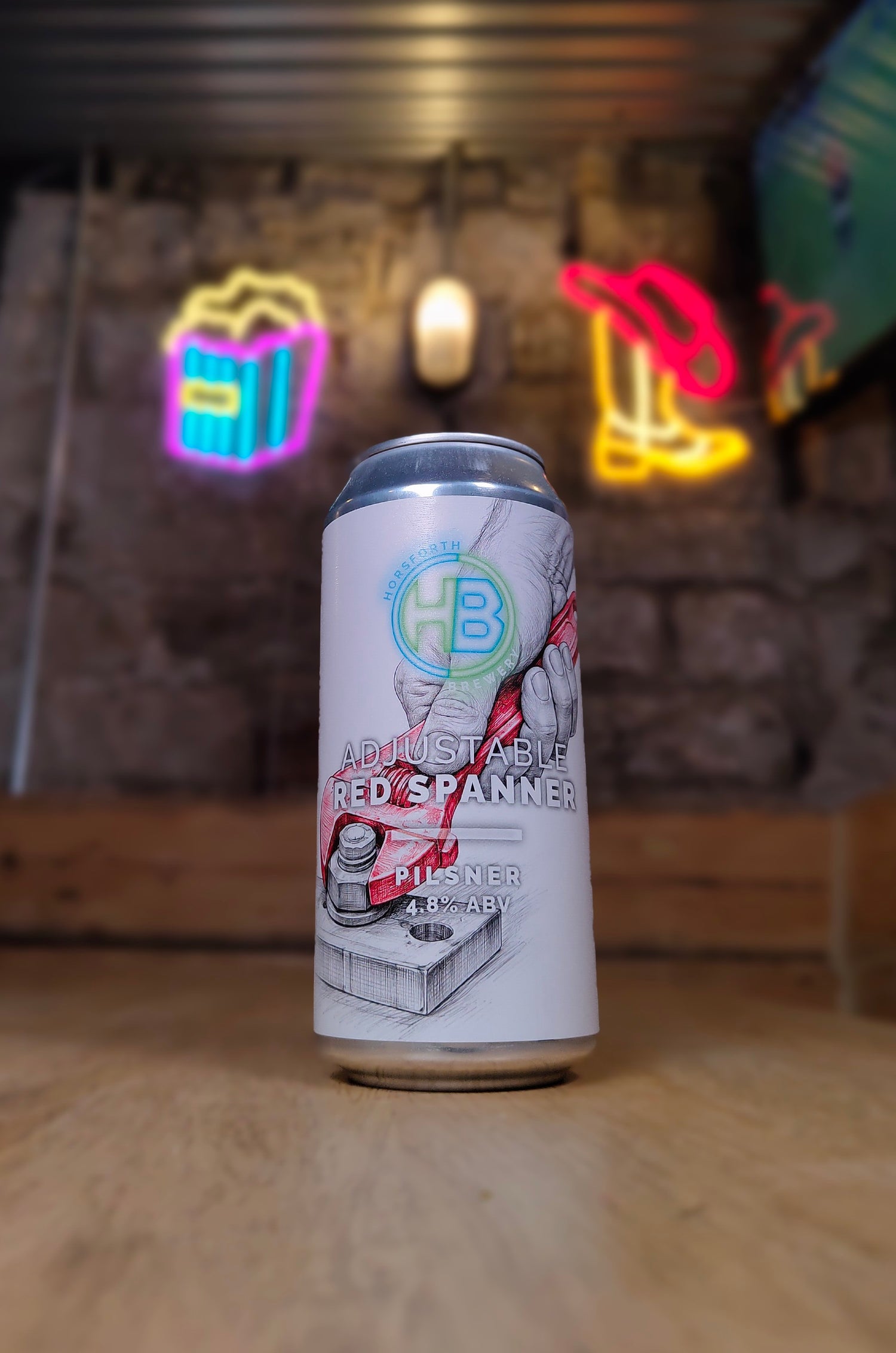 Adjustable Red Spanner - 4.8% Pilsner - Horsforth Brewery - 440ml Can