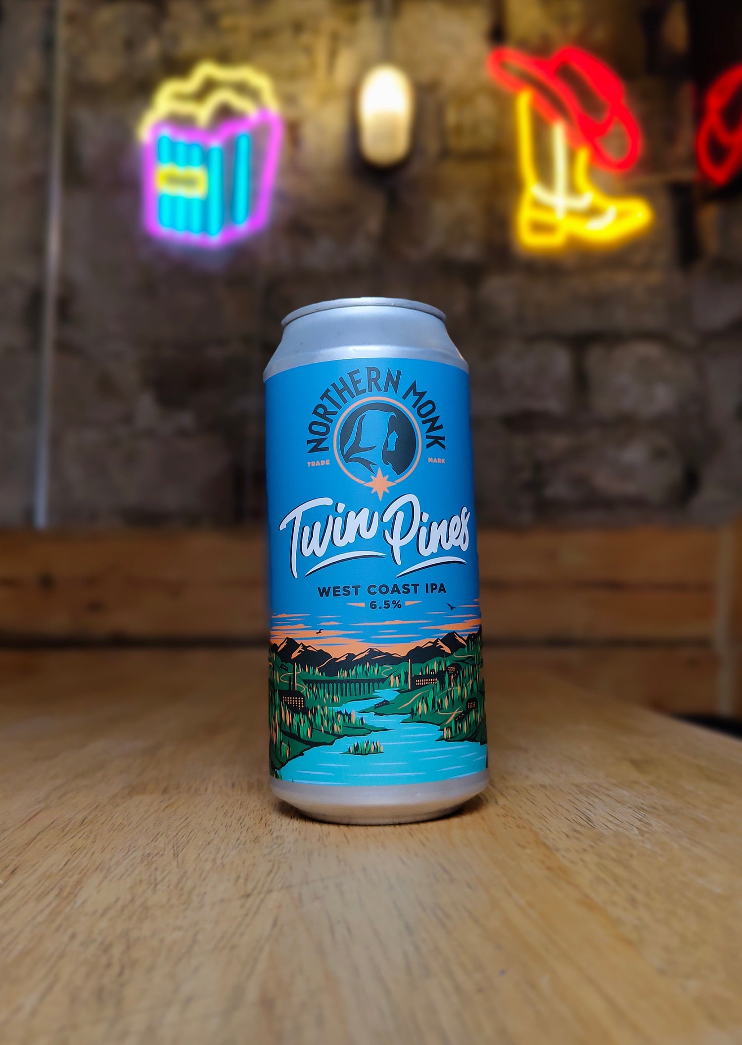 Twin Pines - 6.5% West Coast IPA - Northern Monk - 440ml Can