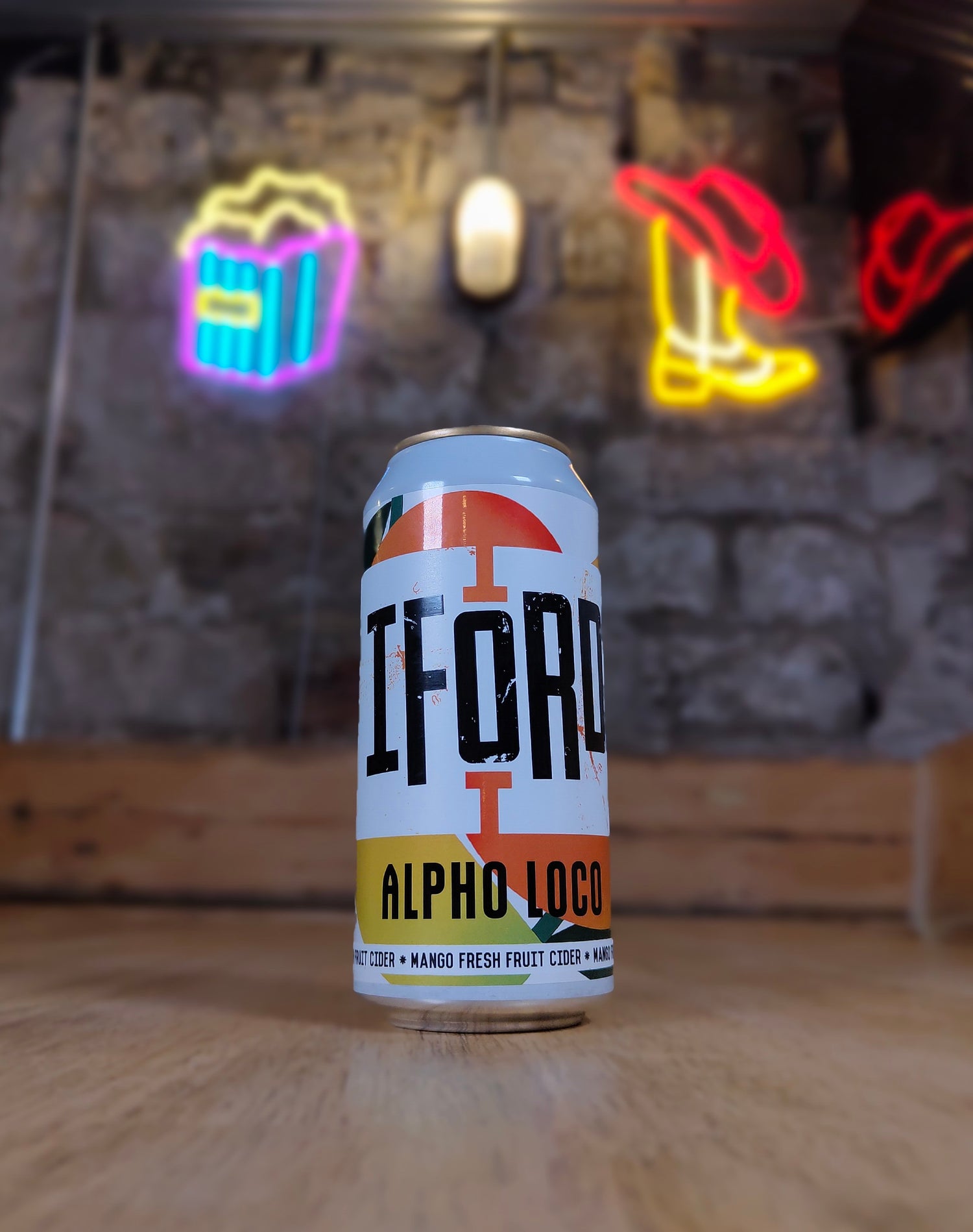 Alpho Loco - 4% Mango Cider - Iford Cider - 440ml can
