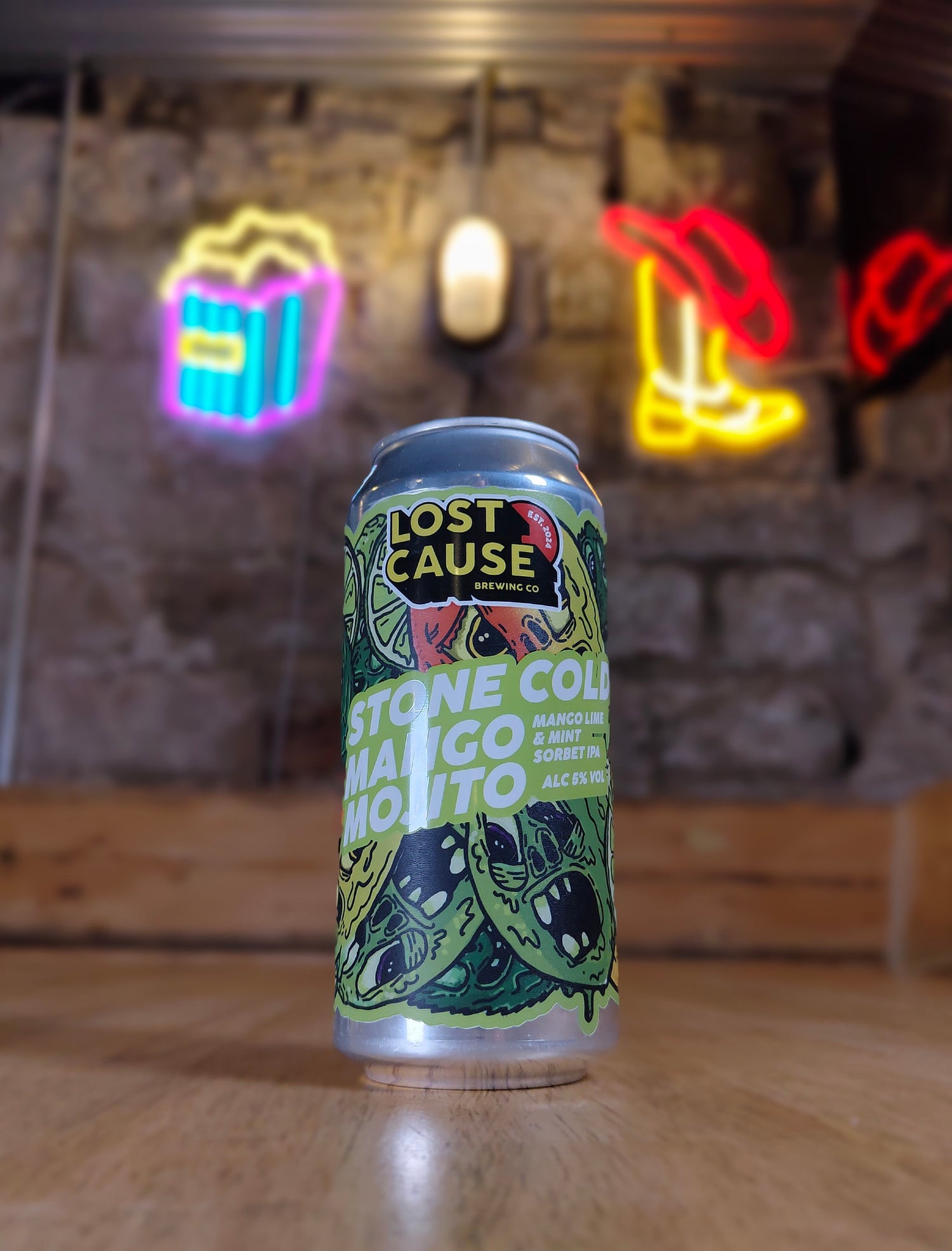 Stone Cold Mango Mojito - 5% Sorbet IPA - Lost Cause Brewing Co. - 440ml can