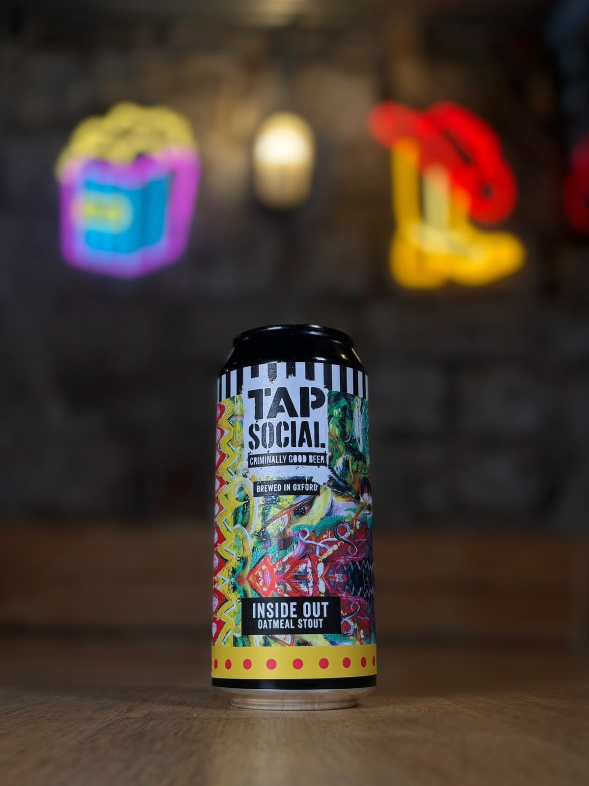 Inside Out - 5.5% Oatmeal Stout - Tap Social Movement - 440ml Can
