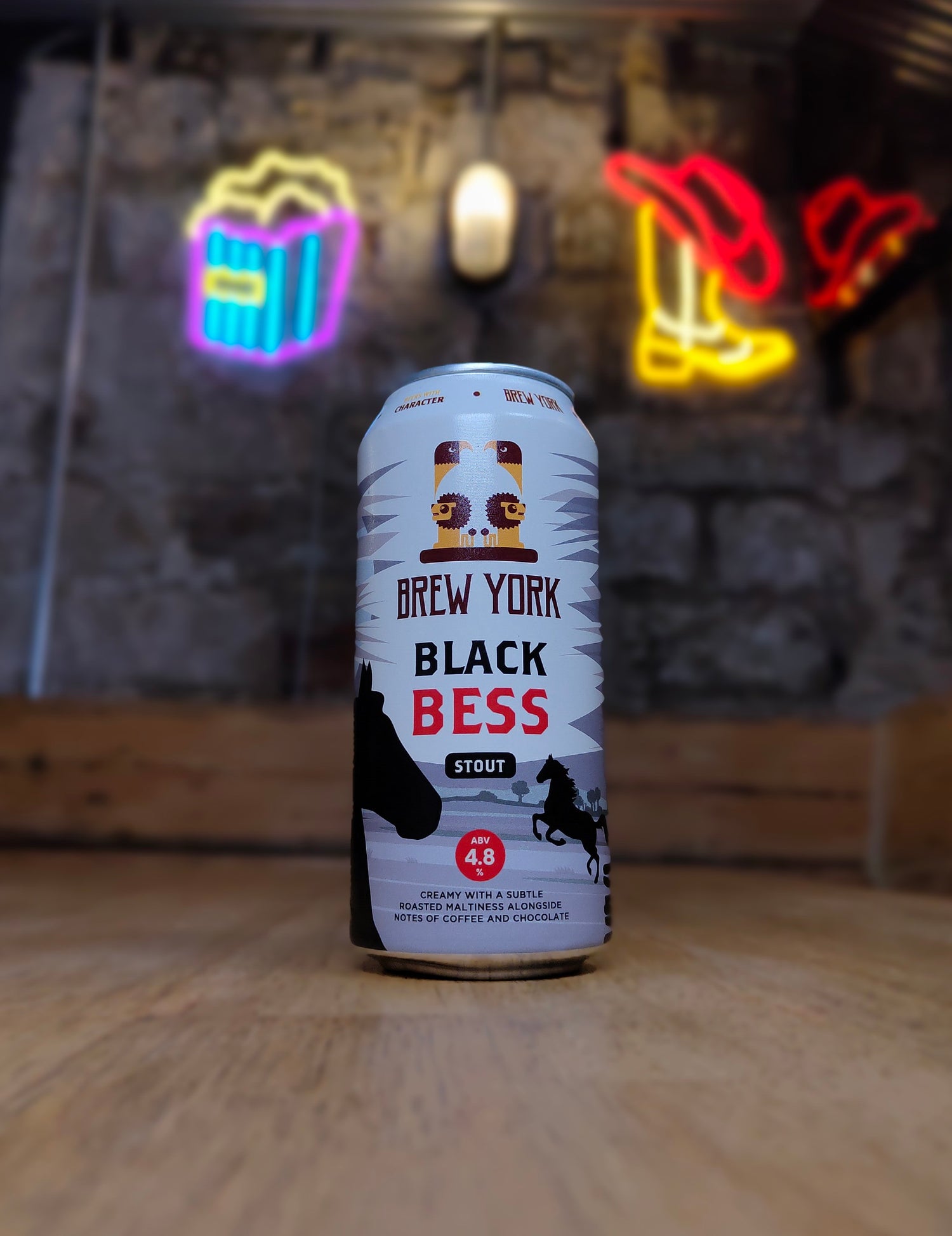 Black Bess - 4.8% Nitro Stout - Brew York - 440ml Can