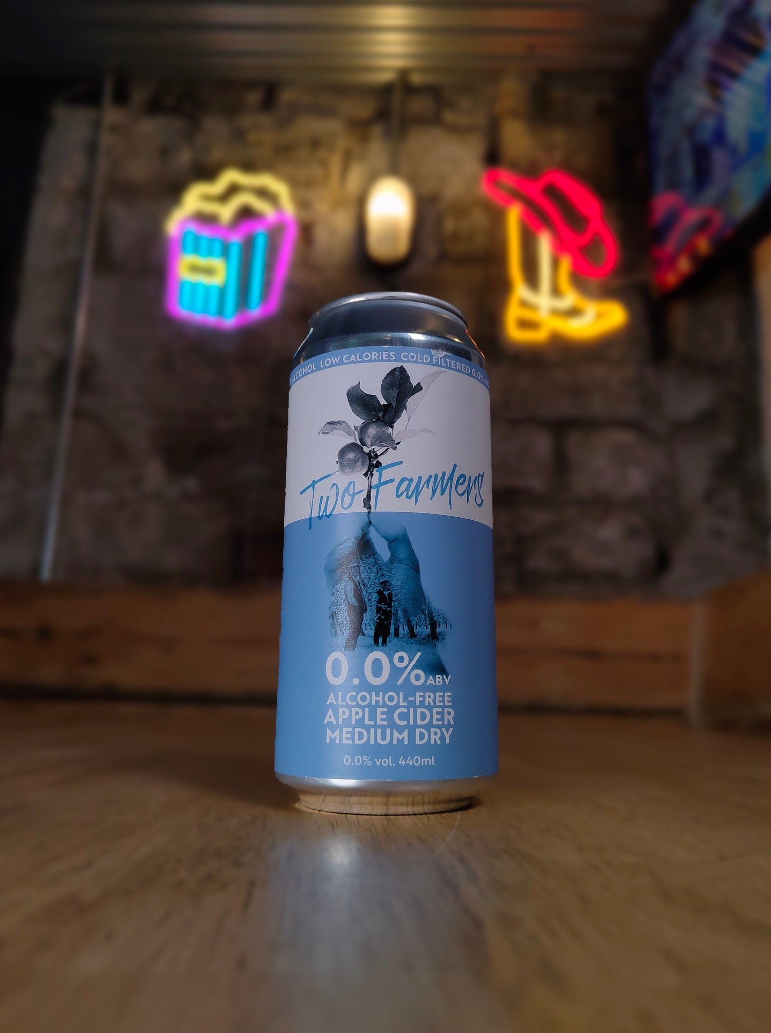 Cider - 0% Alcohol Free Cider - Two Farmers - 440ml can