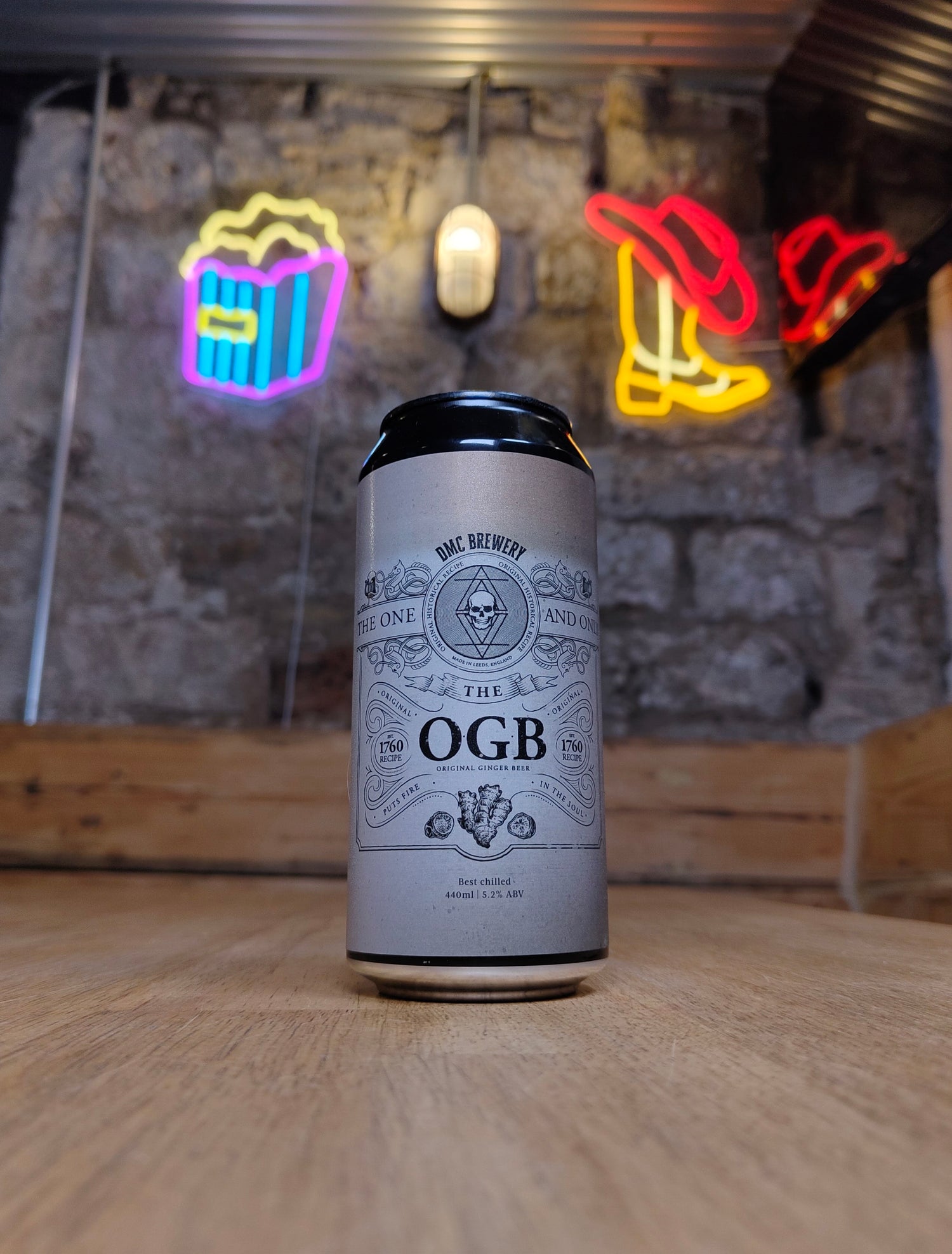 The OGB - 5.2% Ginger Beer - DMC - 440ml can