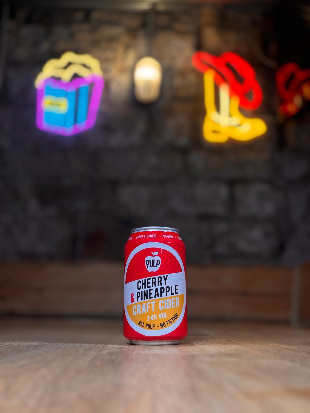 Cherry & Pineapple - 3.4% Cider - Pulp - 330ml can