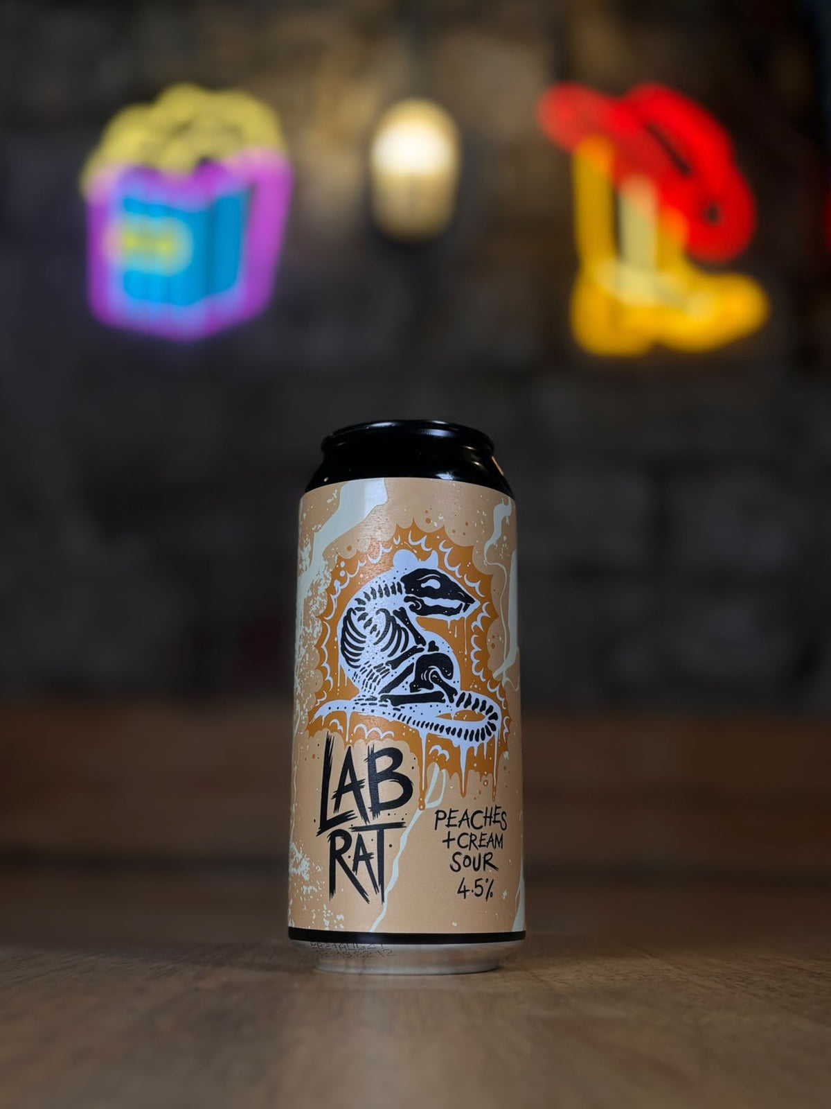 Lab Rat - 4.5% Peaches & Cream - OSSETT - 440ml Can