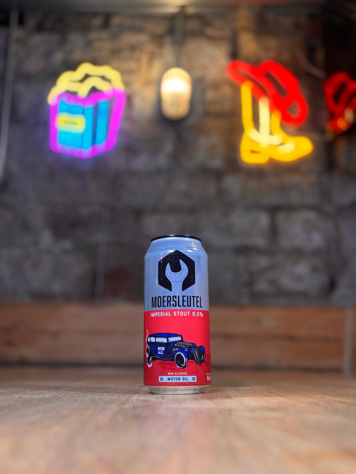 Motor Oil - 0.5% Imperial Stout - Moersleutel - 440ml Can