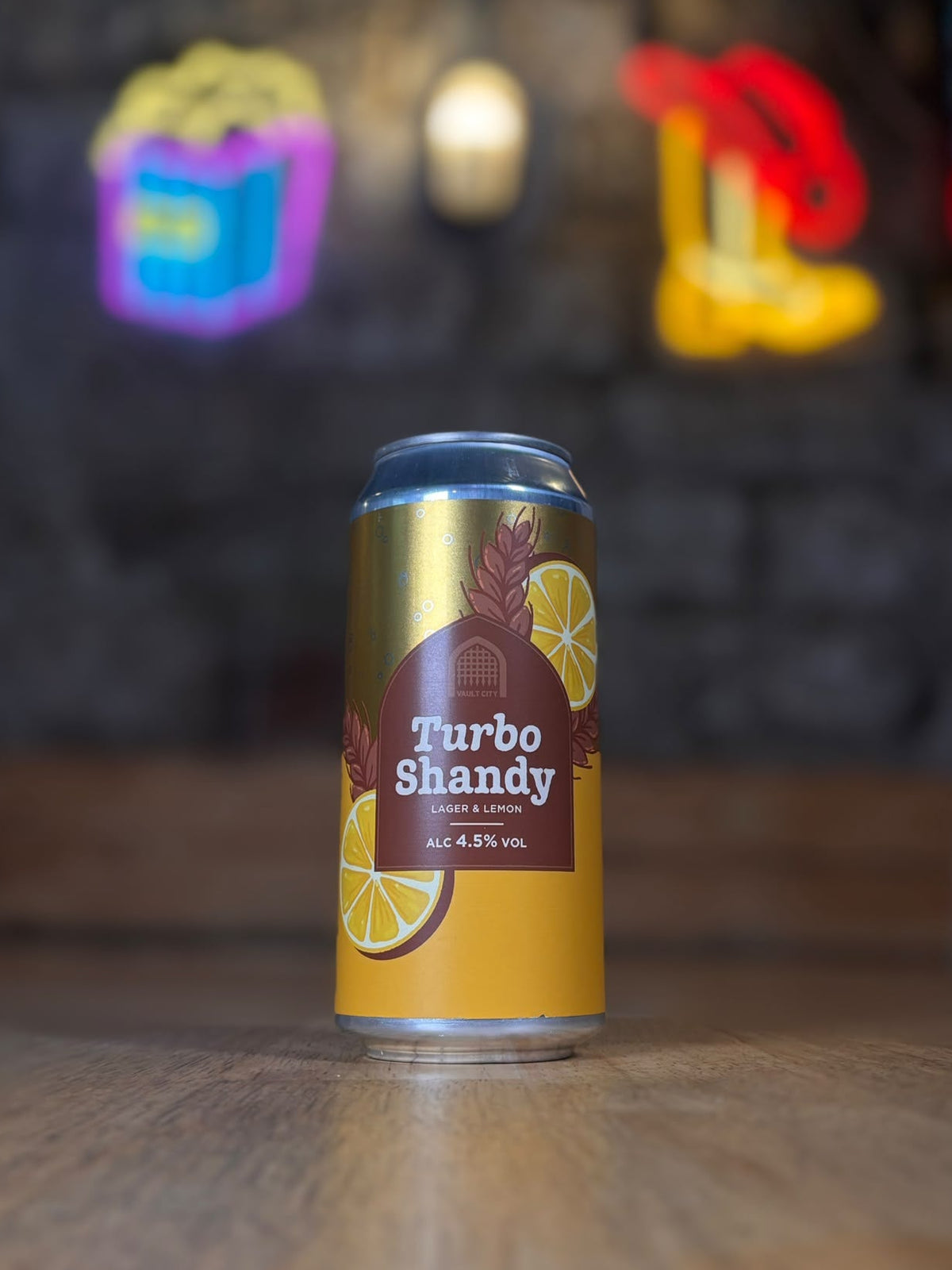 Turbo Shandy - 4.5% Lemon Lager - Vault City - 440ml Can