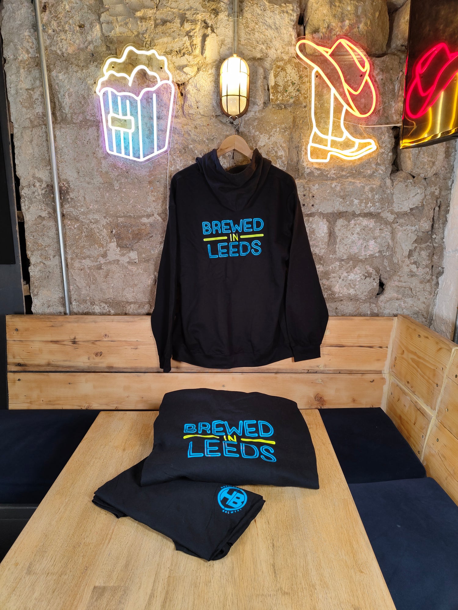 'Brewed In Leeds' Horsforth Brewery Branded Hoodie