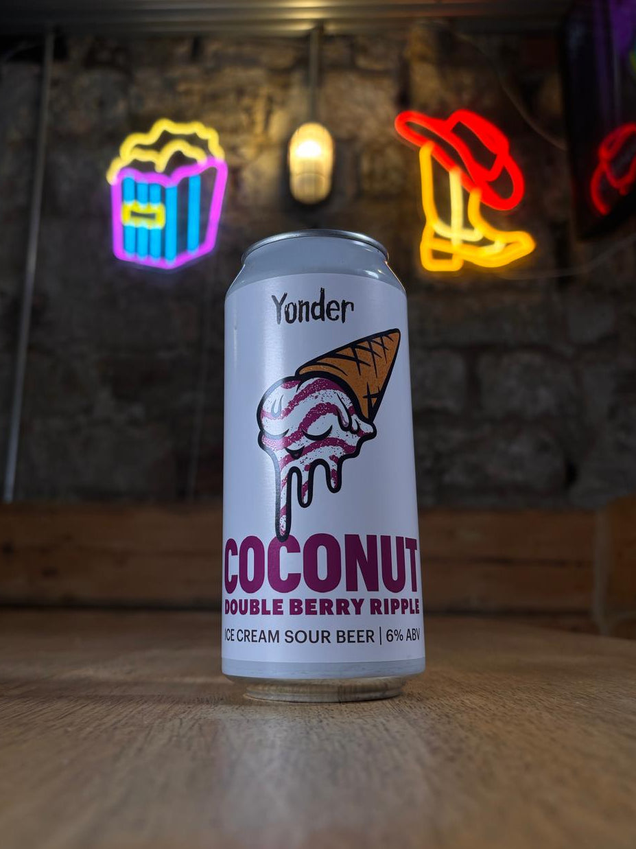 Coconut Double Berry - 6% Ice Cream Sour - Yonder - 440ml Can