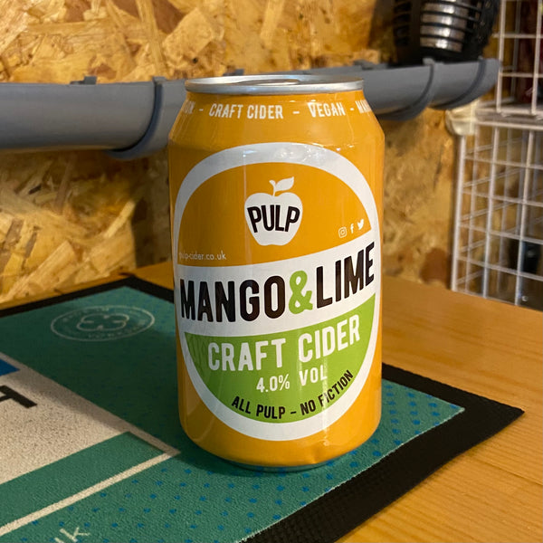 Mango & Lime - 4% Craft Cider - Pulp - 330ml Can